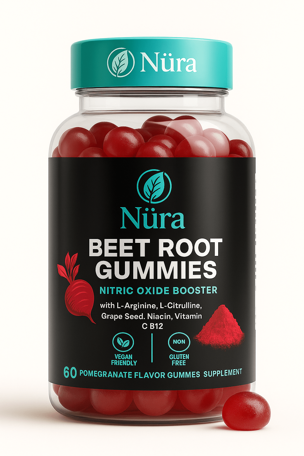Beet Root Gummies - Nura Nutrition