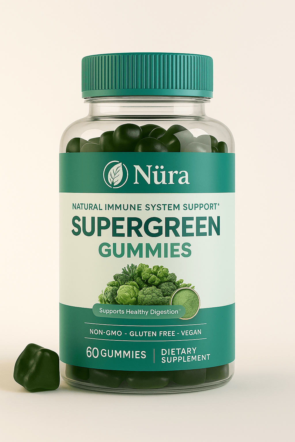 Super Green Gummies - Nura Nutrition