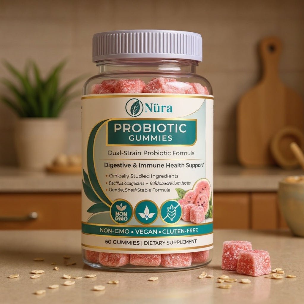 Dual Strain Probiotic Gummies - Nura Nutrition