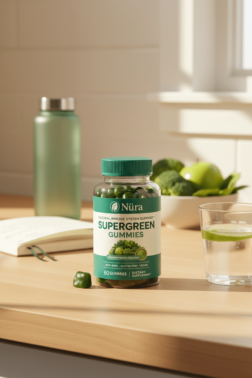 Super Green Gummies - Nura Nutrition