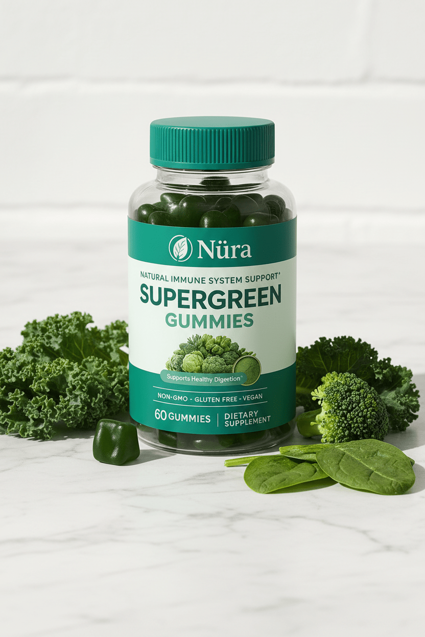 Super Green Gummies - Nura Nutrition